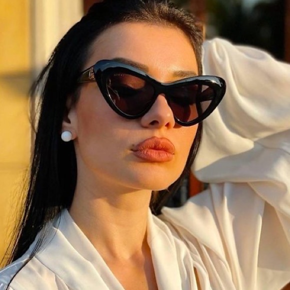 NEW GUCCI GG0895S 001 BLACK CAT EYE WOMEN’S SUNGLASSES GUCCI